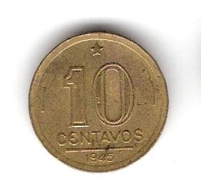 10 centavos 1945 KM#555a.1