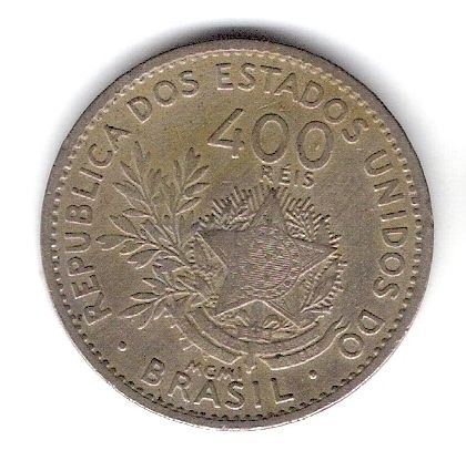 400 Réis - 1901 KM#505